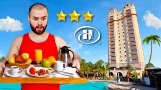 I Only Ate DoubleTree Room Service for 24 HOURS CHALLENGE! Hilton Hotel Review