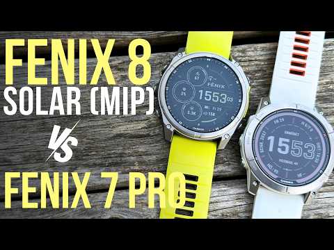 Garmin Fenix 8 Solar vs. Fenix 7 Pro: Muss es das neuere Modell sein?