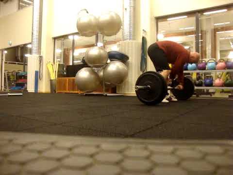 Raaka tempausta / power snatch