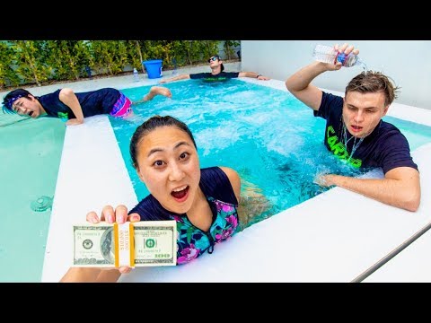 LAST TO LEAVE HOT TUB WINS $10,000!! Video