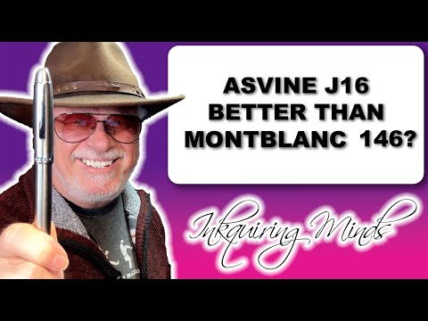 Unboxing And Review: A Closer Look At The Sleek NEW Asvine J16 Titanium Piston Filler Fountain Pen!