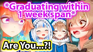 Kiara Asks Mumei THAT one question about Her and Gura's Graduation 【Hololive】