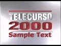 TELECURSO 2000 TEMA MUSICAL FINAL CRÉDITOS 10 HORAS VERSION