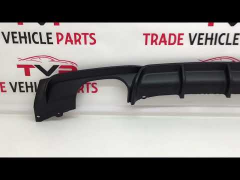 Fits BMW 3 Series F30 F31 Rear Diffuser Quad Exhaust Mat Black video