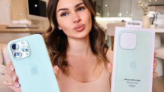 soft mint iphone 15 case unboxing & review 🤍