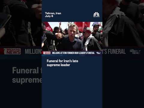 Funeral for Iran’s late supreme leader