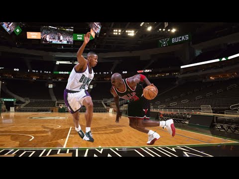 ROOKIE Ray Allen vs PRIME Michael Jordan 12/3/1996. 8 Points for Jesus Shuttlesworth…