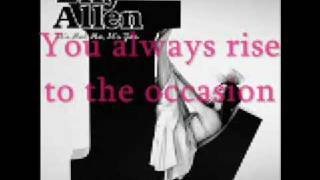 Lily Allen - Back to the Start Lyrics