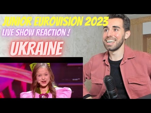Live Reaction to UKRAINE 🇺🇦 at JUNIOR EUROVISION 2023! ANASTASIA DYMYD - KVITKA Performance