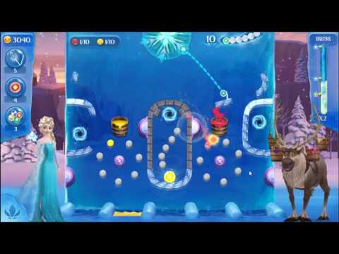 Frozen Free Fall: Icy Shot Level 134 - NO BOOSTERS ☃☃☃