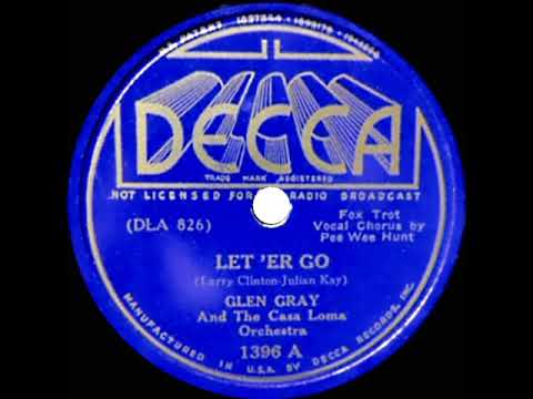 1937 Glen Gray Casa Loma - Let ‘Er Go (Pee Wee Hunt, vocal)
