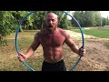 learnin' how to hula hoop!