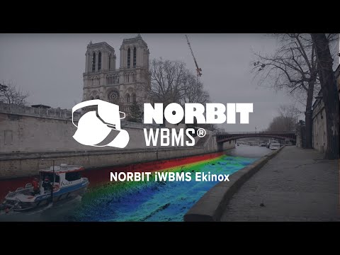 Survey in Paris with NORBIT iWBMS Ekinox multibeam echosounder