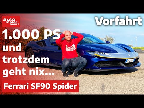 Ferrari SF90 Spider: Wenn trotz 1.000 PS gar nix mehr geht! – Fahrbericht | auto motor und sport
