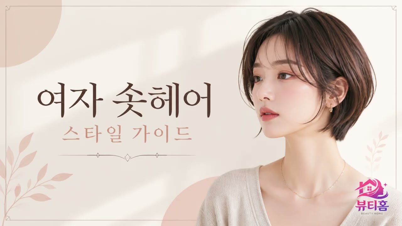 여자 숏헤어 스타일 가이드