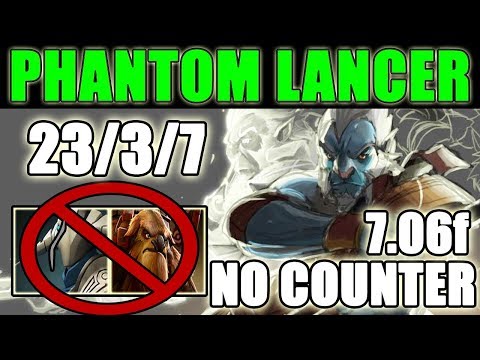 Dota 2 Phantom Lancer Mid Pro Gameplay Patch 7.06f + IMMORTAL GIVEAWAY