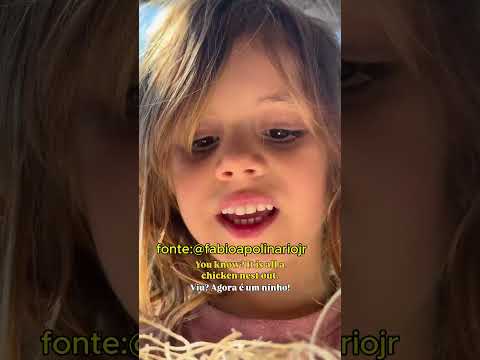 A MENINA CONFUNDI 2 IDIOMAS COM APENAS 5 ANOS...