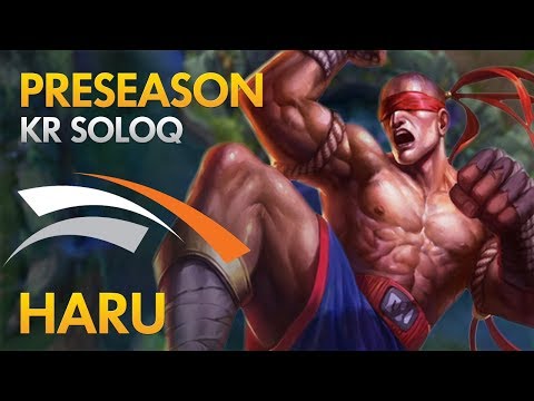 Preseason: Hanwha Life Haru - Lee Sin Jungle - KDA 18/5/11
