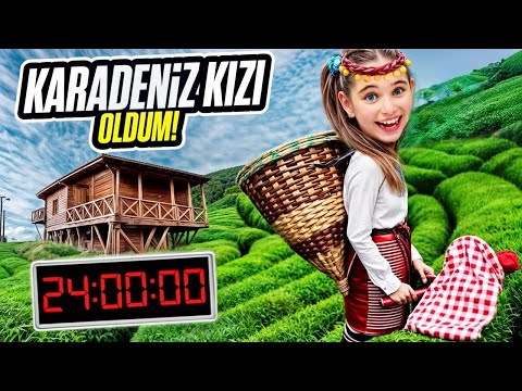 ELIF SINEM WAS A BLACK SEA GIRL ALL DAY!! I COLLECTED TEA!! I PREPARED MUHLAMA BREAKFAST!!