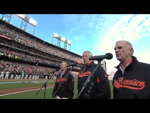 2012/10/21 Kingston Trio sings the anthem