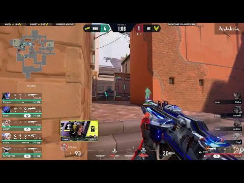 VIT Trexx Incredible 1v5 Ace Clutch vs NAVI | VCT EMEA 2024