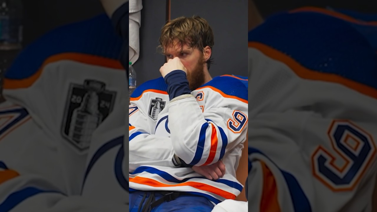 Inside The Oilers Locker Room Moments After Stanley Cup Game 7 Loss 😔