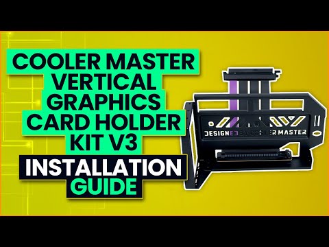 Vertical Graphics Card Bracket PCIE3.0 X16 GPU Holder Layout Easy Installs for Wide Motherboards and Cases Toolless GPU Bracket video review thumbnail