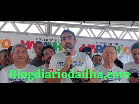 CAJAPIÓ (MA): Governador Brandão e o prefeito Rômulo Marques inauguram no município. POR LIMA K LIMA