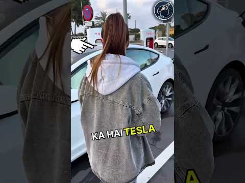 Девушка нашла ключ от Tesla, но никак не могла открыть машину! 😱🚘