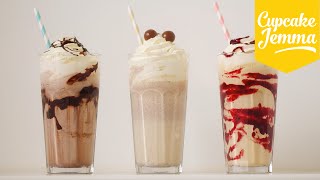 The Perfect Thick Milkshake PLUS 3 ways to PIMP it!  | Cupcake Jemma by Cupcake Jemma
