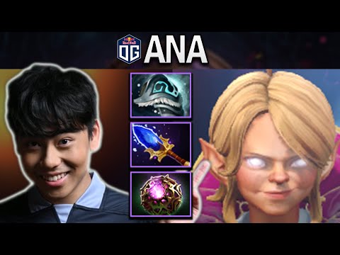 OG.ANA INVOKER WITH OCTARINE-SHIVA'S - DOTA 2 7.27 GAMEPLAY