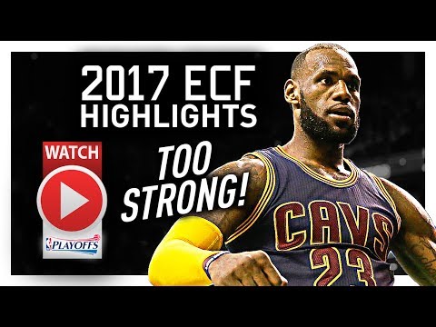 LeBron James ECF Offense Highlights VS Celtics 2017 Playoffs - TOO STRONG!