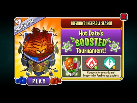 PvZ 2 Arena: Week 173, Hot Date BOOSTED - 12.6 Million (Free Plants Only), S29