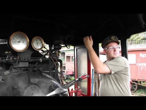 Cabine da Maria Fumaça da mooca - steam cab ride