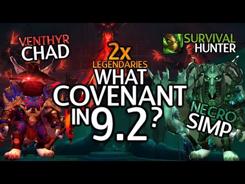 [9.2] Survival Hunter Double Legendaries | What Covenant in Patch 9.2?