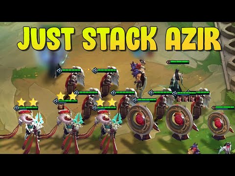 AzirS | 3 2-Star Azir | Stack Azir to Win