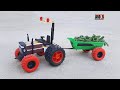 How To Make Mini Matchbox Tractor Trolley Diy Toy