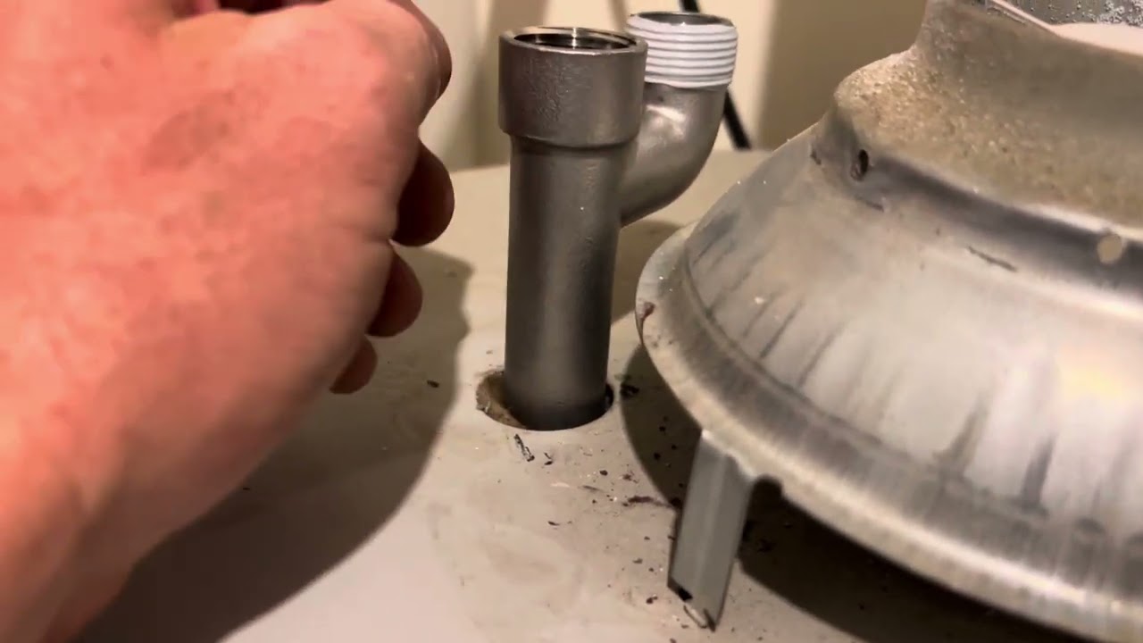 Anode rod on a Bradford White water heater swap to a powered anode corro protect rod