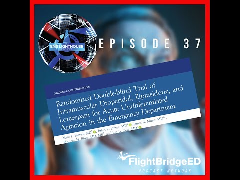 EMS LHP E37 -  Droperidol vs. Ziprasidone vs. Lorazepam in undifferentiated agitation