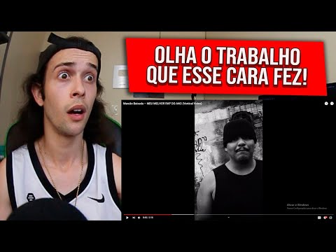 (ESSE CARA TEM MUITO TALENTO 🔥) REAGINDO a Marcão Baixada – MEU MELHOR RAP DO ANO - REACT/REAÇÃO