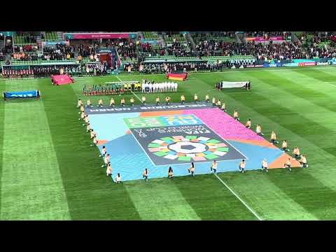 Germany National Anthem at Fifa Women’s World Cup in Australia