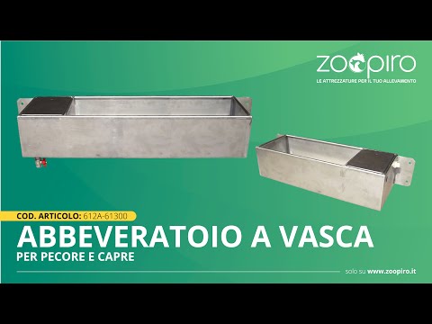 Abbeveratoio Automatico GAVAN Acciaio Inox 304 | Per Cani, Cavalli, Mucche | Montaggio A Muro - Foto 2