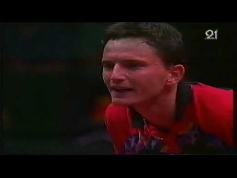 Jean-Michel Saive versus Jorg Rosskopf European league final 1995