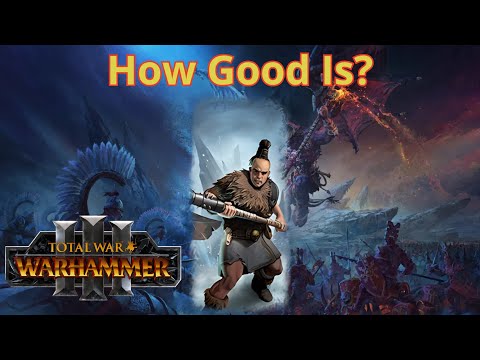 How Good Are Marauder Bearmen (Great Weapons) in Total War: Warhammer 3?