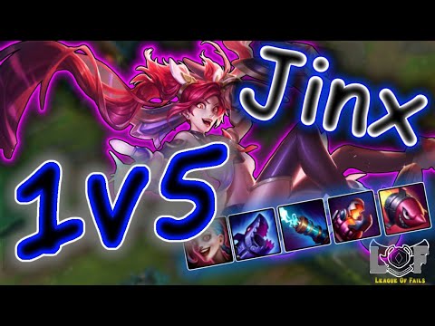 Best Jinx 1v5 Pentakill Montage 2017 | League of Legends | LoL