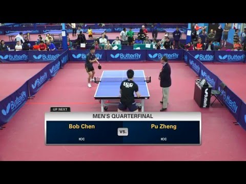 2016 California State Championships - Bob Chen vs. Pu Zheng (Men's QF)