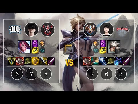 BLG Kingen Fiora vs KT SoHwan Camille Top - KR Patch 10.12