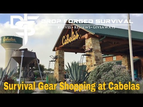 EDC and Survival Shopping at Cabela's