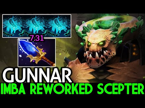 GUNNAR [Underlord] Imba Reworked Scepter Super Raid Boss Mid Dota 2