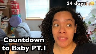 VLOG COUNTDOWN TO BABY | 35 weeks | Baby prep & nesting mode